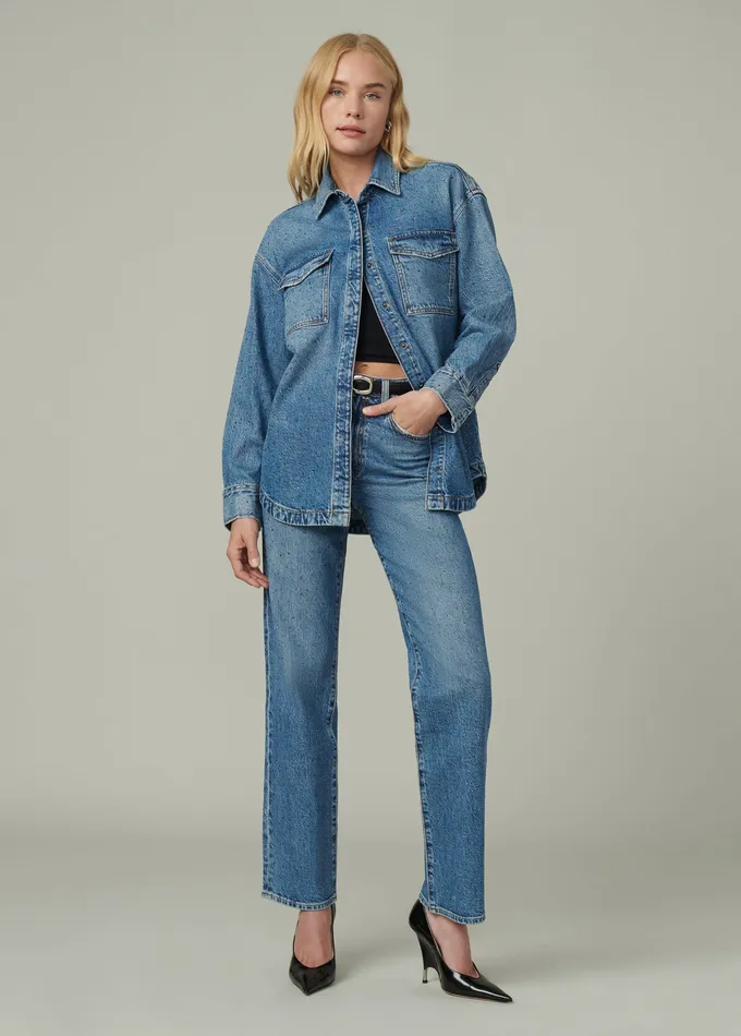 Jackets Outerwear Joe8217s Jeans Women THE KATRINA SHIRT JACKET Stargaze