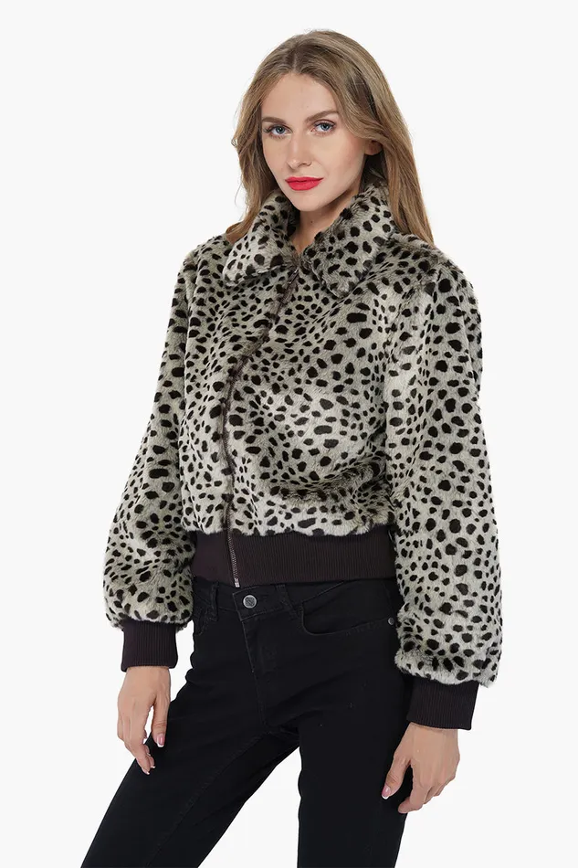 Jackets Women America and Beyond Cheetah Chic Bomber Jacket