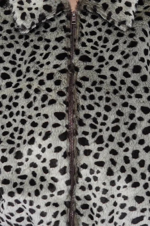 Jackets Women America and Beyond Cheetah Chic Bomber Jacket