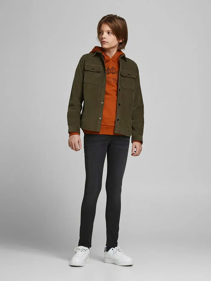Jeans JACK and JONES Junior BOYS DAN ORIGINAL NA 512 SKINNY FIT JEANS Black Black Denim