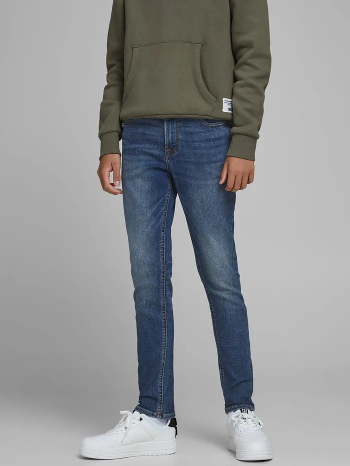 Jeans JACK and JONES Junior BOYS LIAM ORIGINAL SKINNY FIT JEANS Blue Blue Denim Jeans JACK and JONES Junior BOYS LIAM ORIGINAL SKINNY FIT JEANS Blue Blue Denim