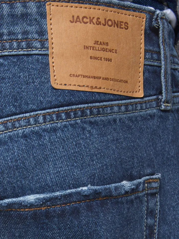Jeans JACK and JONES Mens CHRIS ORIGINAL AM 188 LOOSE FIT JEANS Blue Blue Denim