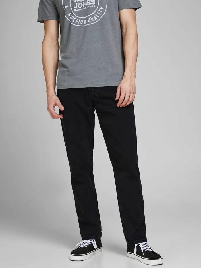 Jeans JACK and JONES Mens CHRIS ORIGINAL CJ 981 LOOSE FIT JEANS Black Black Denim Jeans JACK and JONES Mens CHRIS ORIGINAL CJ 981 LOOSE FIT JEANS Black Black Denim