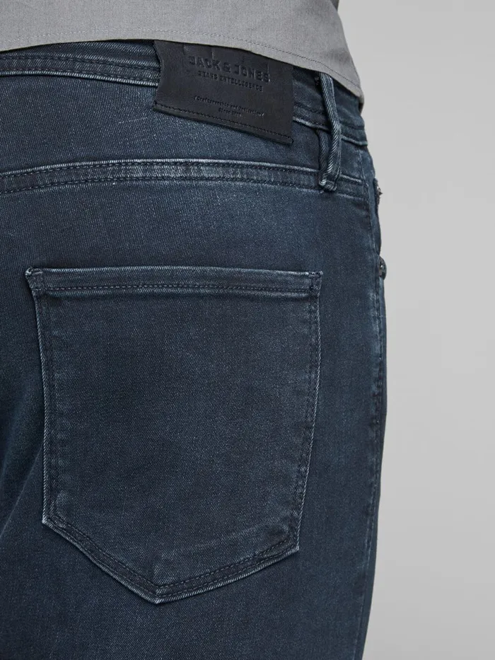 Jeans JACK and JONES Mens GLENN FELIX AM 458 PCW SPS SLIM FIT JEANS Blue Black Denim