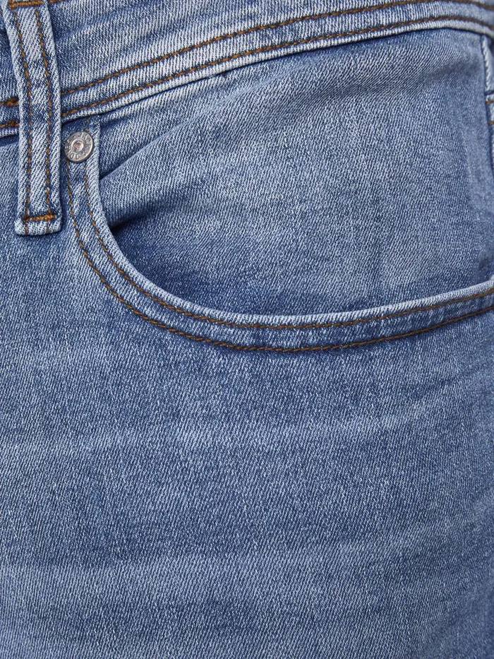 Jeans JACK and JONES Mens GLENN ORIGINAL AM 815 PLUS SIZE SLIM FIT JEANS Blue Blue Denim