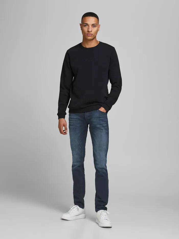 Jeans JACK and JONES Mens GLENN ORIGINAL JOS 210 PCW 50SPS SLIM FIT JEANS Blue Blue Denim