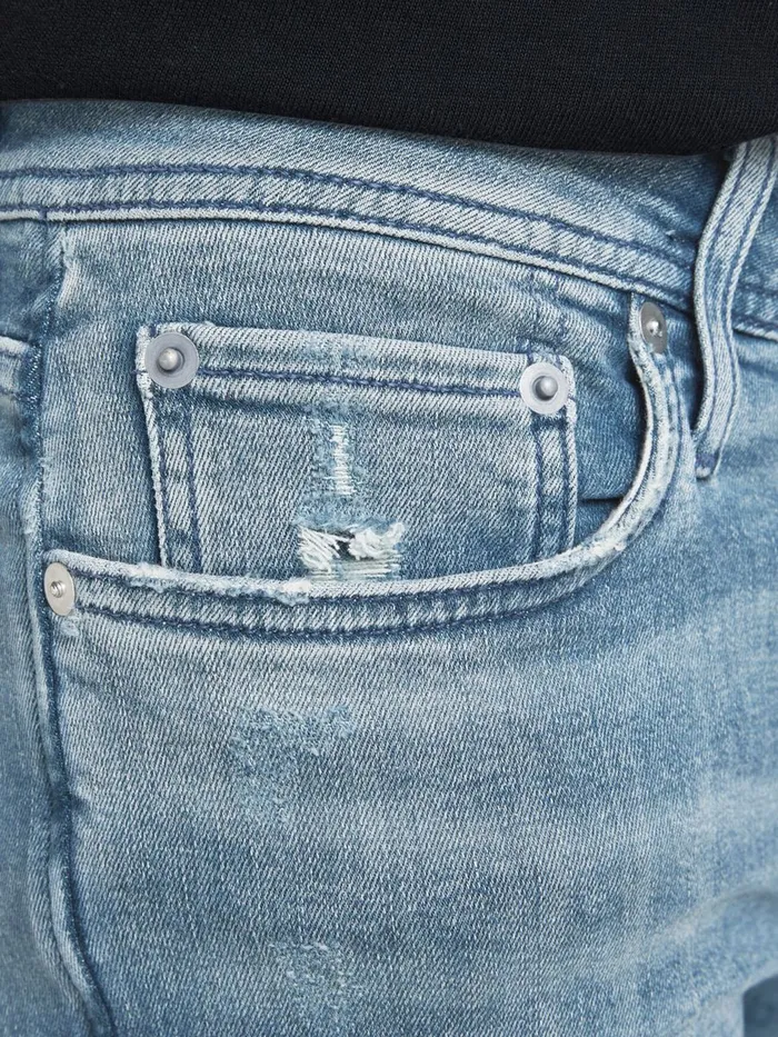Jeans JACK and JONES Mens LIAM ORIGINAL CJ 317 SKINNY FIT JEANS Blue Blue Denim