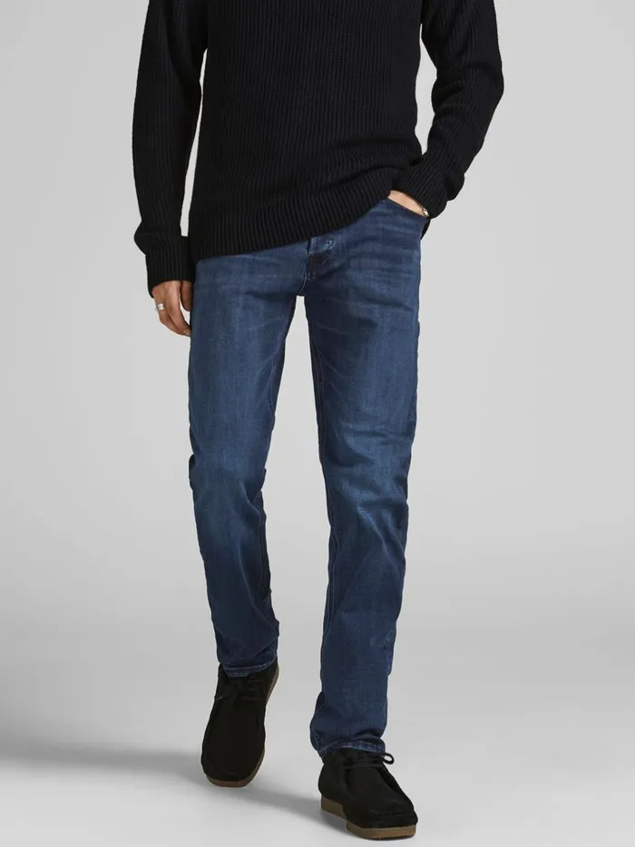 Jeans JACK and JONES Mens MIKE ORIGINAL AM 812 COMFORT FIT JEANS Blue Blue Denim Jeans JACK and JONES Mens MIKE ORIGINAL AM 812 COMFORT FIT JEANS Blue Blue Denim