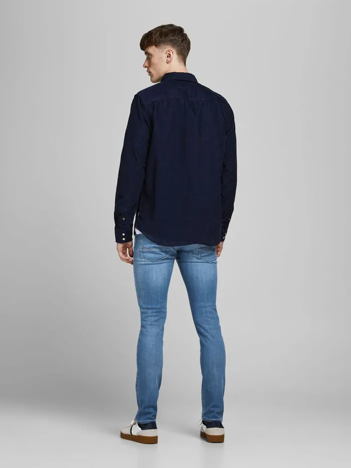 Jeans JACK and JONES Mens MIKE SPENCER BL 942 COMFORT FIT JEANS Blue Blue Denim
