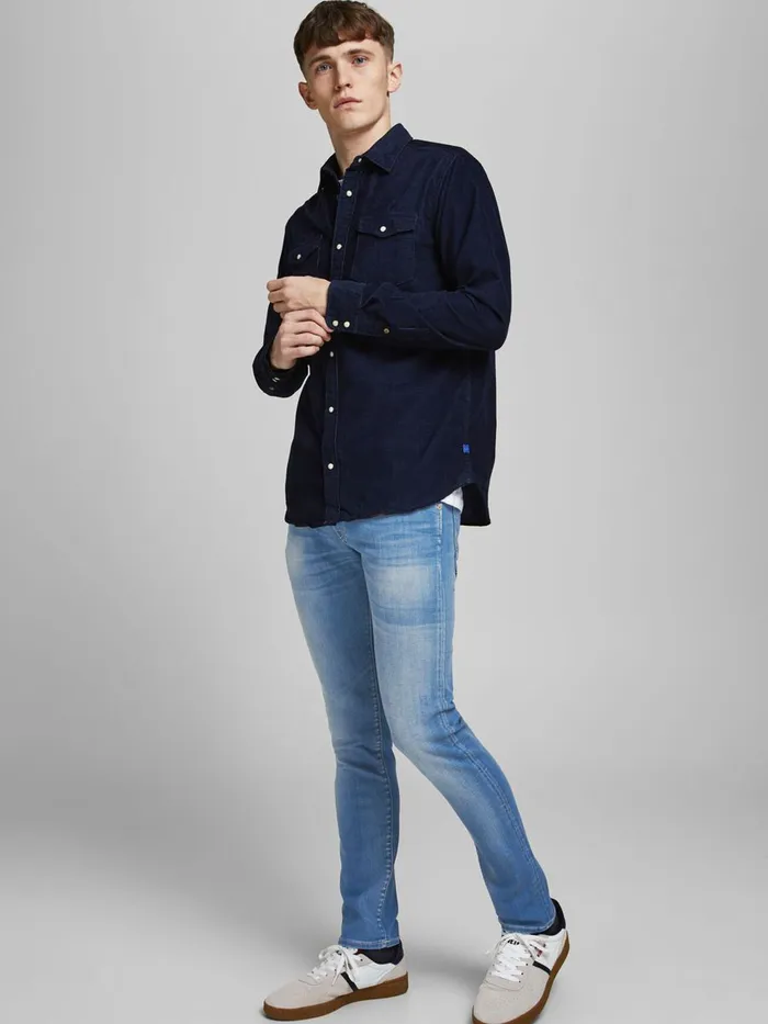 Jeans JACK and JONES Mens MIKE SPENCER BL 942 COMFORT FIT JEANS Blue Blue Denim
