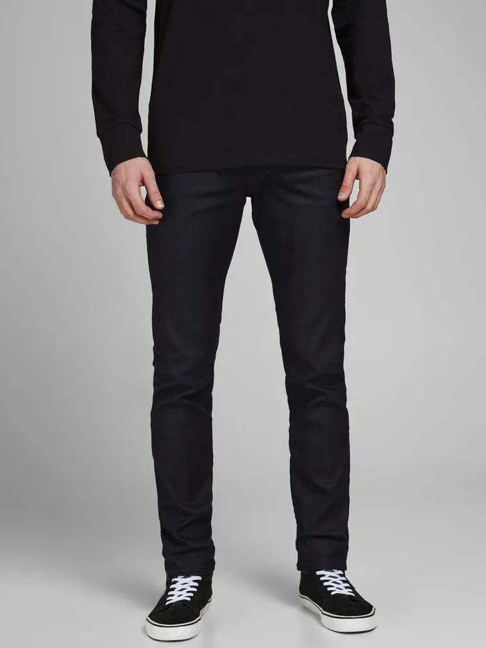 Jeans JACK and JONES Mens TIM CLASSIC JJ 721 SLIMSTRAIGHT FIT JEANS Black Black Denim Jeans JACK and JONES Mens TIM CLASSIC JJ 721 SLIMSTRAIGHT FIT JEANS Black Black Denim