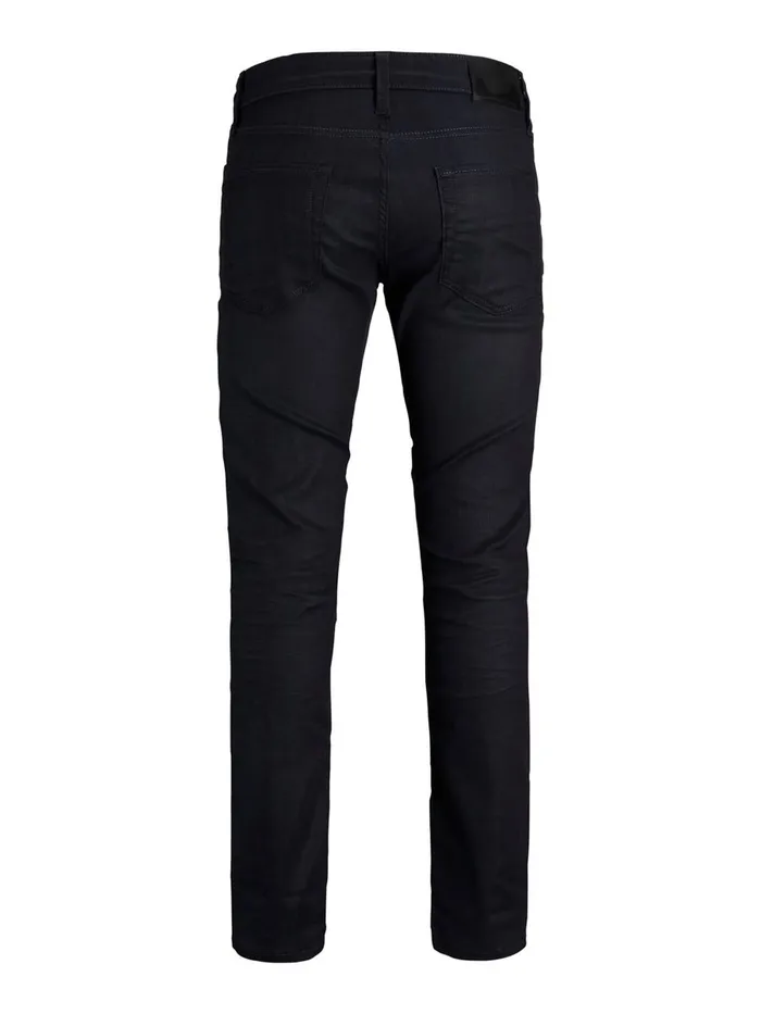 Jeans JACK and JONES Mens TIM CLASSIC JJ 721 SLIMSTRAIGHT FIT JEANS Black Black Denim