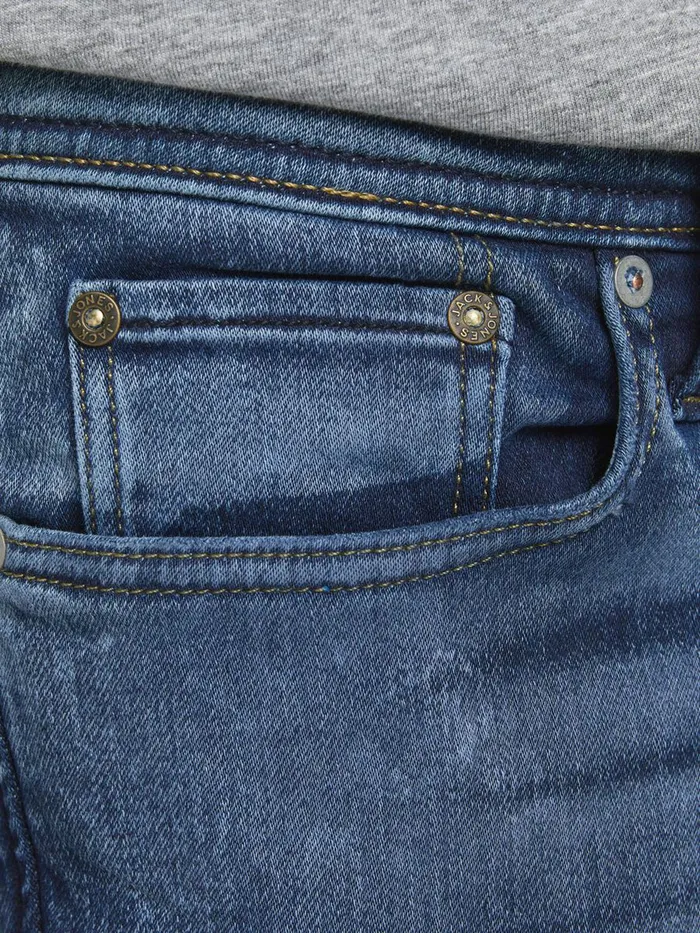 Jeans JACK and JONES Mens TIM ORIGINAL AM 213 SLIMSTRAIGHT FIT JEANS Blue Blue Denim