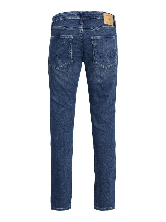 Jeans JACK and JONES Mens TIM ORIGINAL AM 213 SLIMSTRAIGHT FIT JEANS Blue Blue Denim