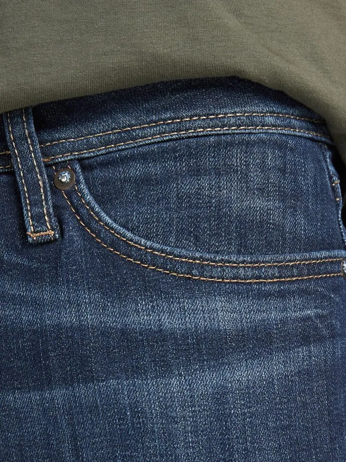 Jeans JACK and JONES Mens TIM ORIGINAL CJ 927 SLIMSTRAIGHT FIT JEANS Blue Blue Denim
