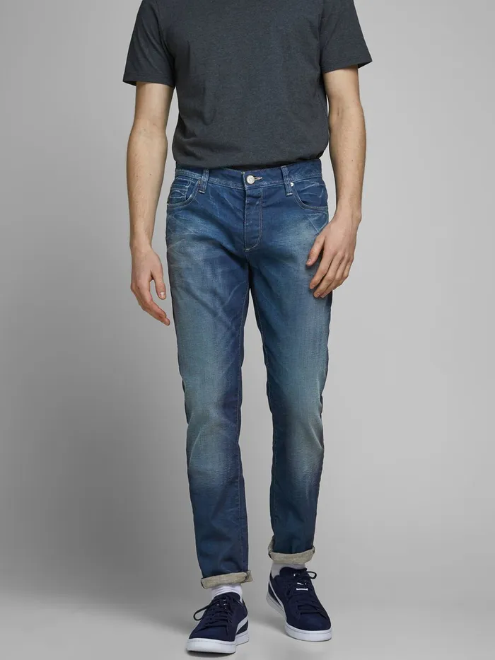 Jeans JACK and JONES Mens TIM ORIGINAL JOS 919 SLIMSTRAIGHT FIT JEANS Blue Medium Blue Denim Jeans JACK and JONES Mens TIM ORIGINAL JOS 919 SLIMSTRAIGHT FIT JEANS Blue Medium Blue Denim