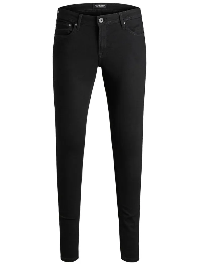 Jeans JACK and JONES Mens TOM ORIGINAL AM 816 SKINNY FIT JEANS Black Black Denim