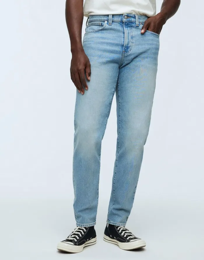 Jeans Men Madewell Relaxed Taper Jeans Lockhart Wash