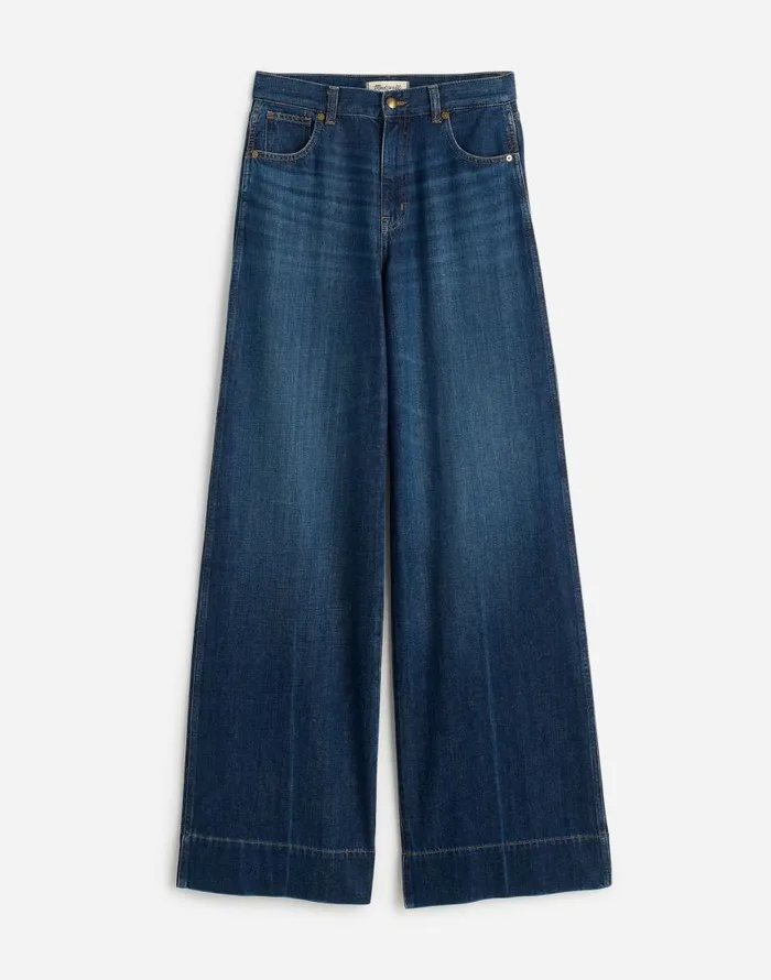 Jeans Women Madewell SuperwideLeg Jeans Softdrape Denim Edition Ellsworth Wash