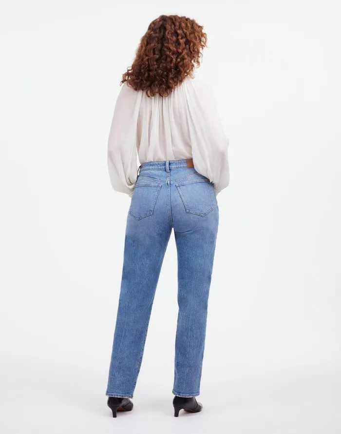 Jeans Women Madewell The Curvy 03990s Straight Jean Rondell Wash