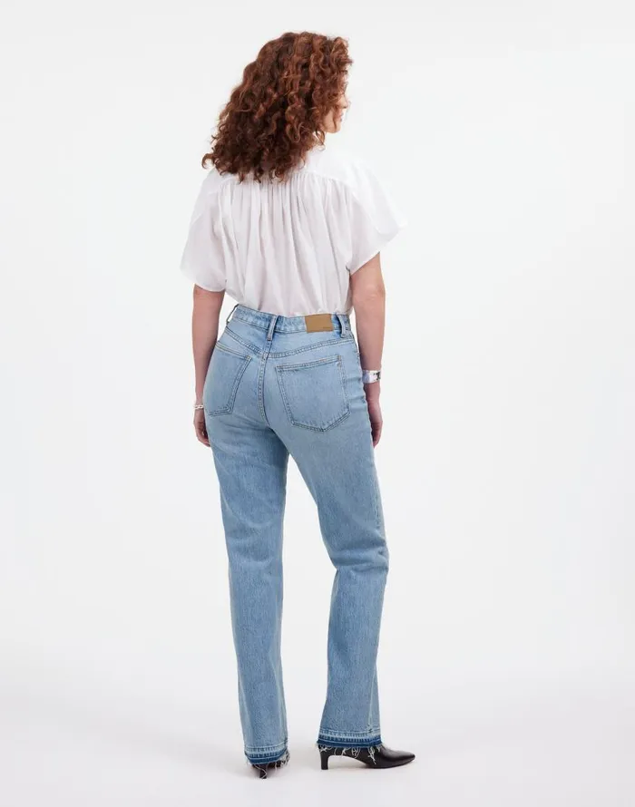 Jeans Women Madewell The Curvy 03990s Straight MidRise Jean In Barbosa Wash Barbosa Wash