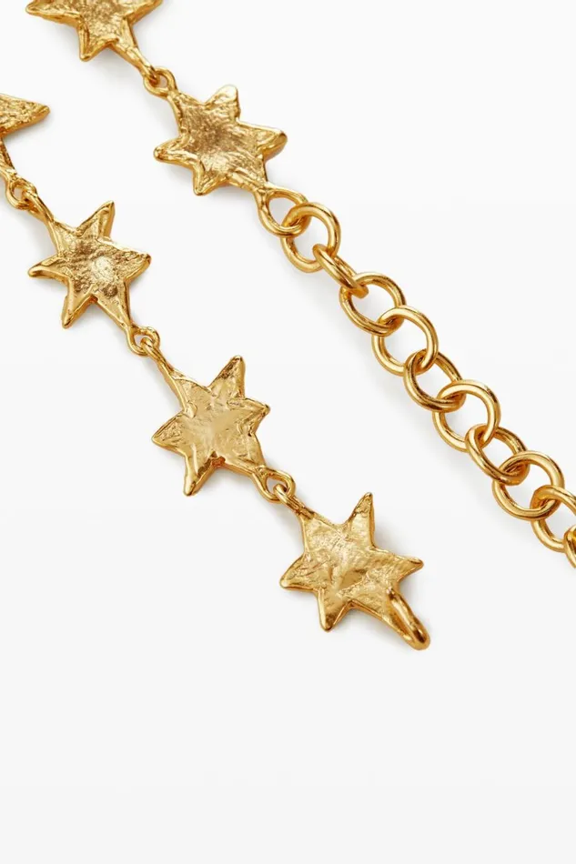 Jewelry Women Desigual Goldplated Star Choker Zalio Materialfinishes