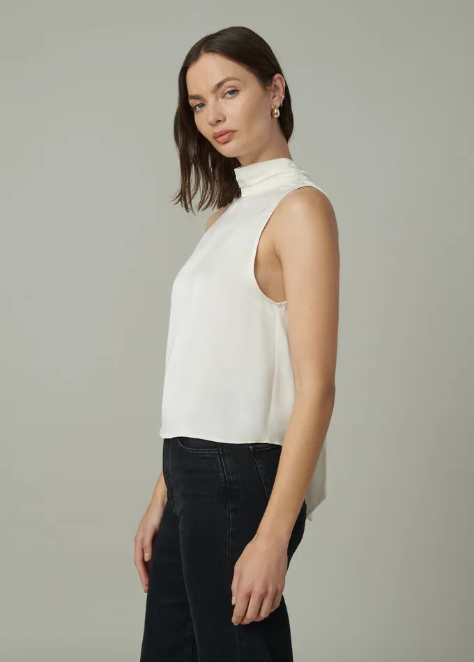 Joe8217s Jeans THE SARAH HIGH NECK TOP Ecru Women Tops