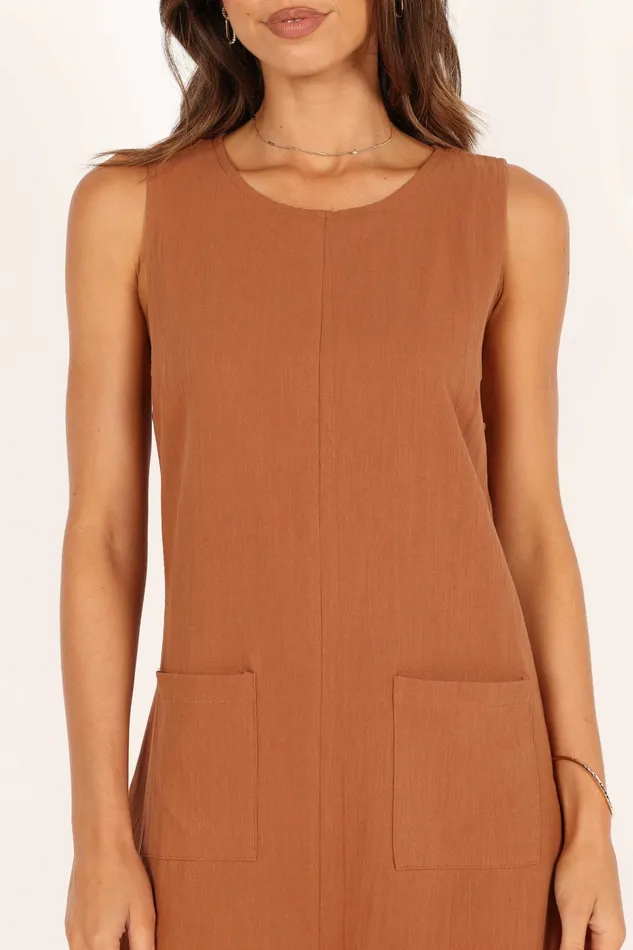 Jumpsuits and Rompers Petal and Pup Women Dory Playsuit Tan