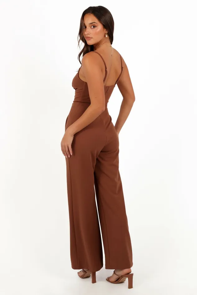 Jumpsuits and Rompers Petal and Pup Women Maelle Jumpsuit Banksia Brown