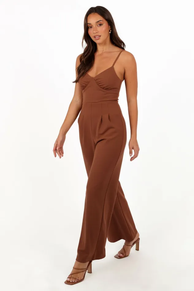 Jumpsuits and Rompers Petal and Pup Women Maelle Jumpsuit Banksia Brown
