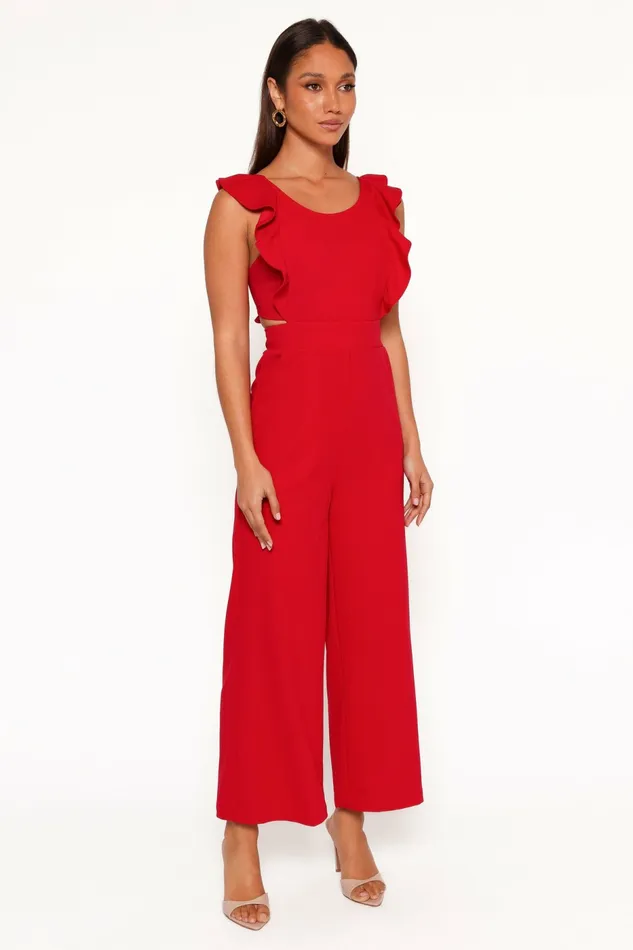 Jumpsuits and Rompers Women Mills Jumpsuit Red Petal and Pup
