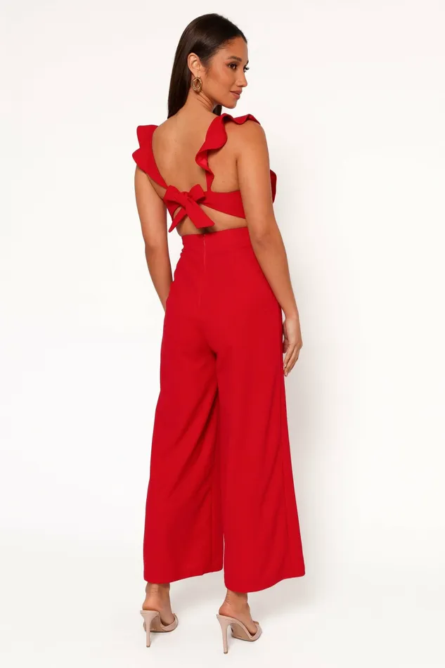 Jumpsuits and Rompers Women Mills Jumpsuit Red Petal and Pup