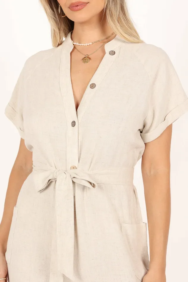 Jumpsuits and Rompers Women Petal and Pup Archie Jumpsuit Oat