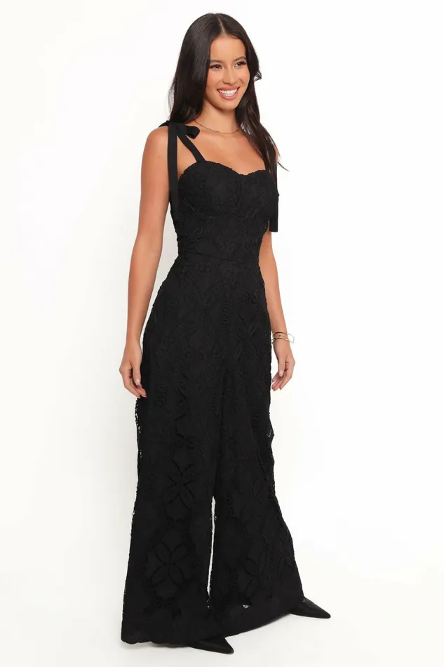Jumpsuits and Rompers Women Petal and Pup Raya Jumpsuit Black