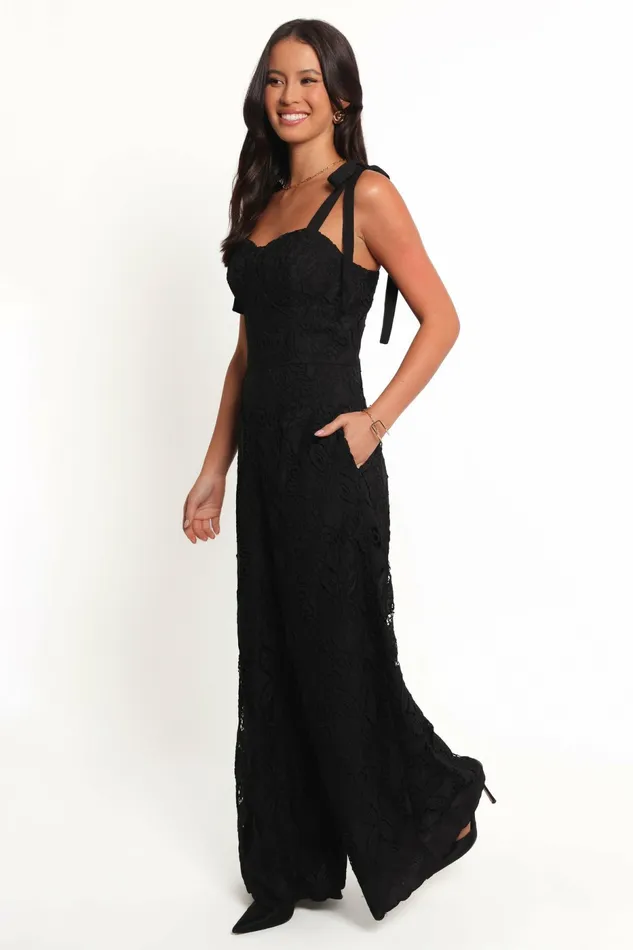 Jumpsuits and Rompers Women Petal and Pup Raya Jumpsuit Black