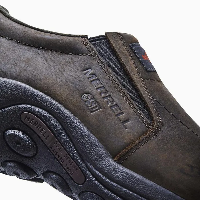 Jungle Moc Leather Comp Toe SD Work Shoe Wide Width Espresso Men Merrell SlipOns Jungle Moc Leather Comp Toe SD Work Shoe Wide Width Espresso Men Merrell SlipOns