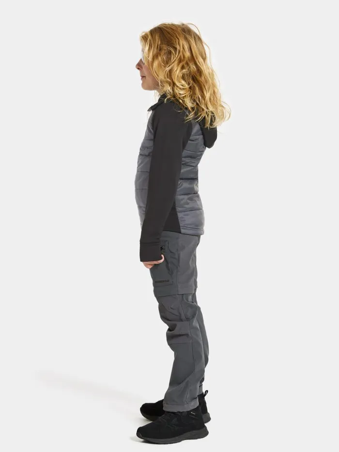 Kapris Kids039 FullZip Black Kids Didriksons Fleece and Midlayers