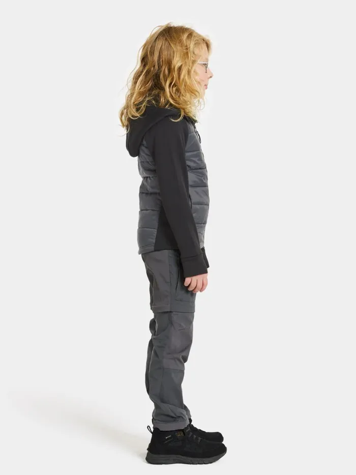 Kapris Kids039 FullZip Black Kids Didriksons Fleece and Midlayers
