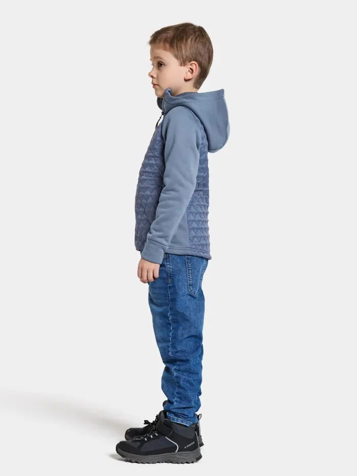 Kapris Kids039 FullZip True Blue Kids Didriksons Fleece and Midlayers