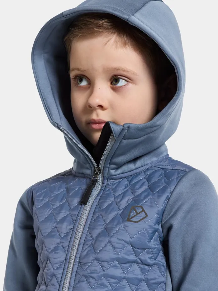 Kapris Kids039 FullZip True Blue Kids Didriksons Fleece and Midlayers