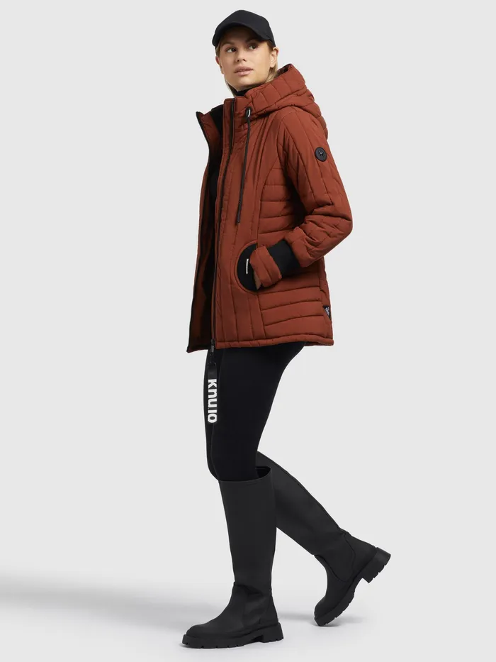 KHUJO Jacke TWEETY PRIME7 LIGHT Rotbraun Rotbraun Women Quilted Jackets