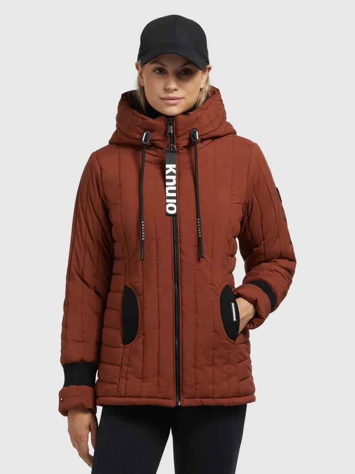 KHUJO Jacke TWEETY PRIME7 LIGHT Rotbraun Rotbraun Women Quilted Jackets