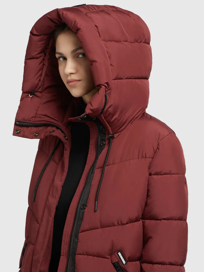 KHUJO Puffer Coats Women Mantel SHIMANTA2 Rostrot Rostrot