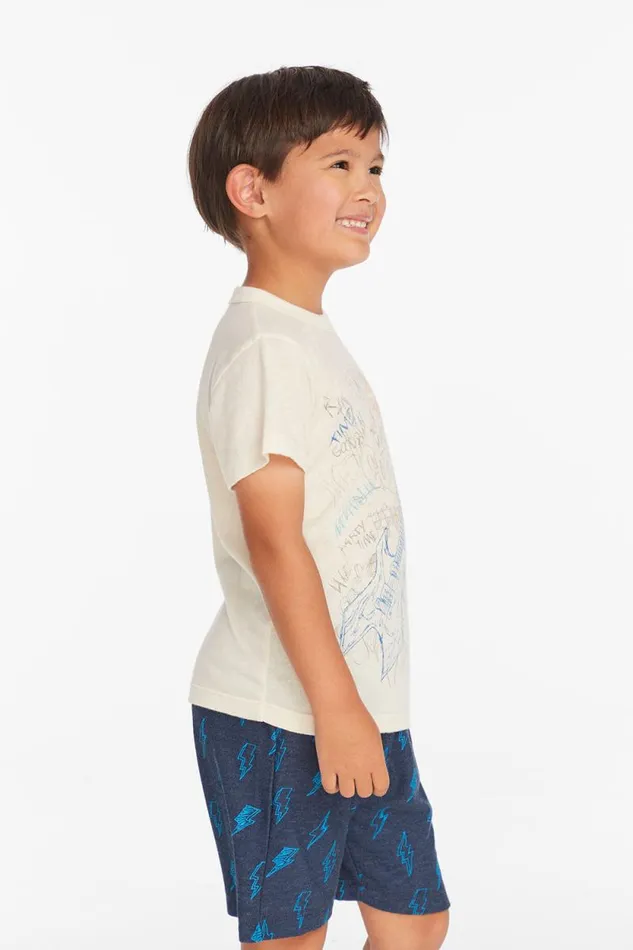 Kids Chaser Brand Boys Doodle Rock039n039Roll Boys Tee