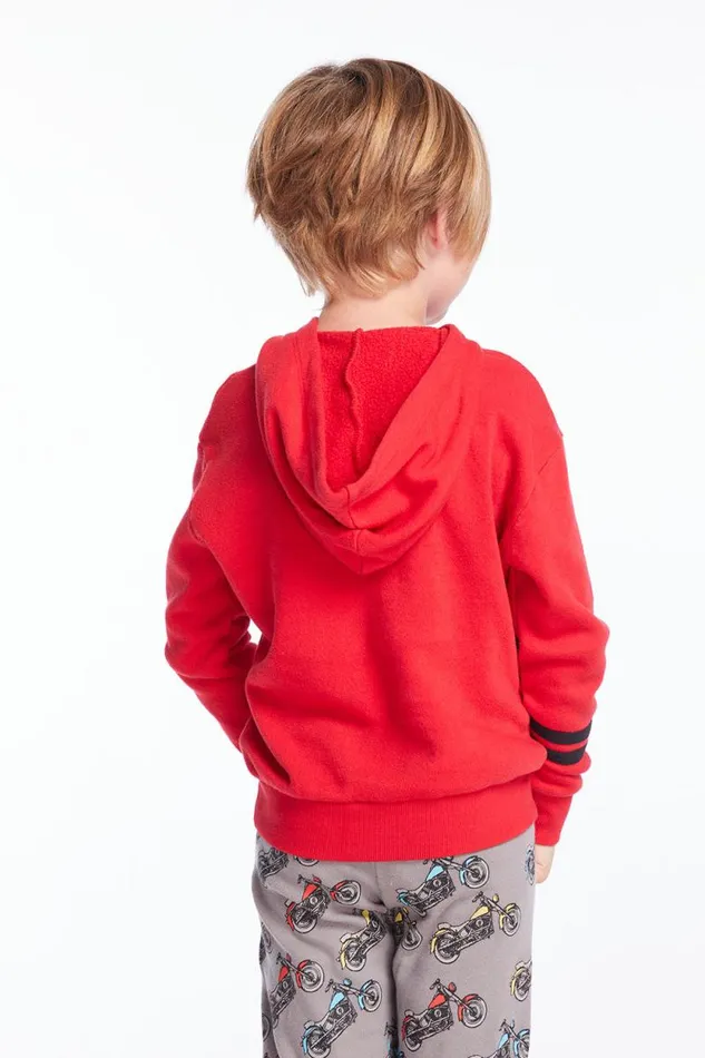 Kids Chaser Brand Boys Motorcycle Boys Pullover Hoodie