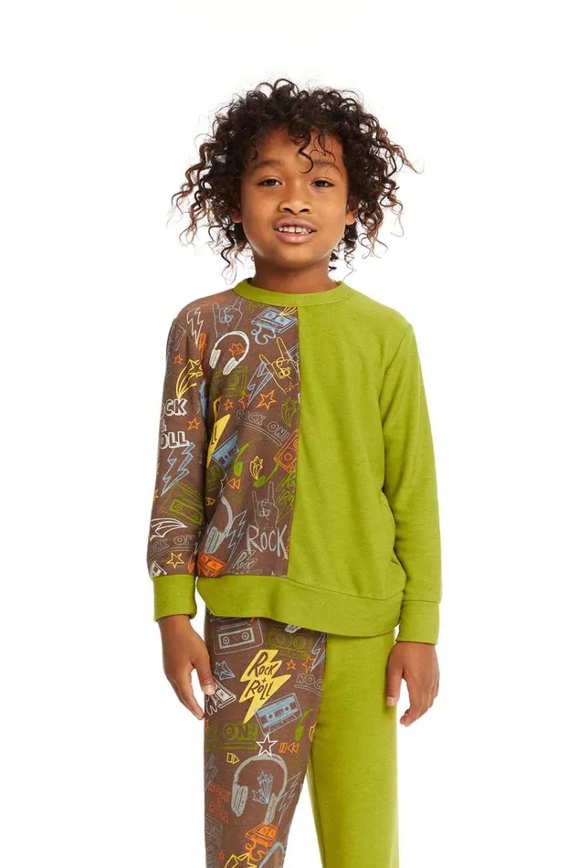 Kids Chaser Brand Boys Rock On Long Sleeve