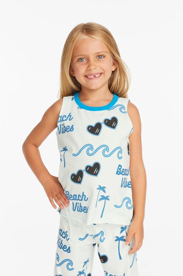 Kids Chaser Brand Girls Beach Vibes Girls Millie Tank