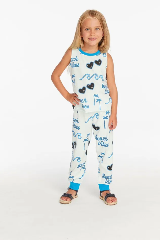 Kids Chaser Brand Girls Beach Vibes Girls Millie Tank