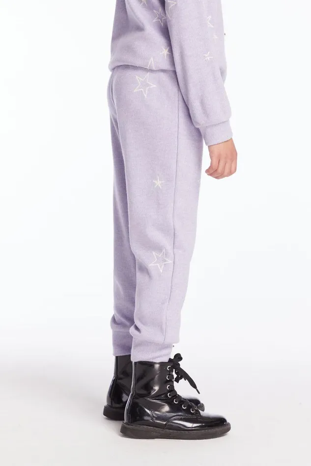 Kids Chaser Brand Girls Leila Purple Sky Girls Jogger