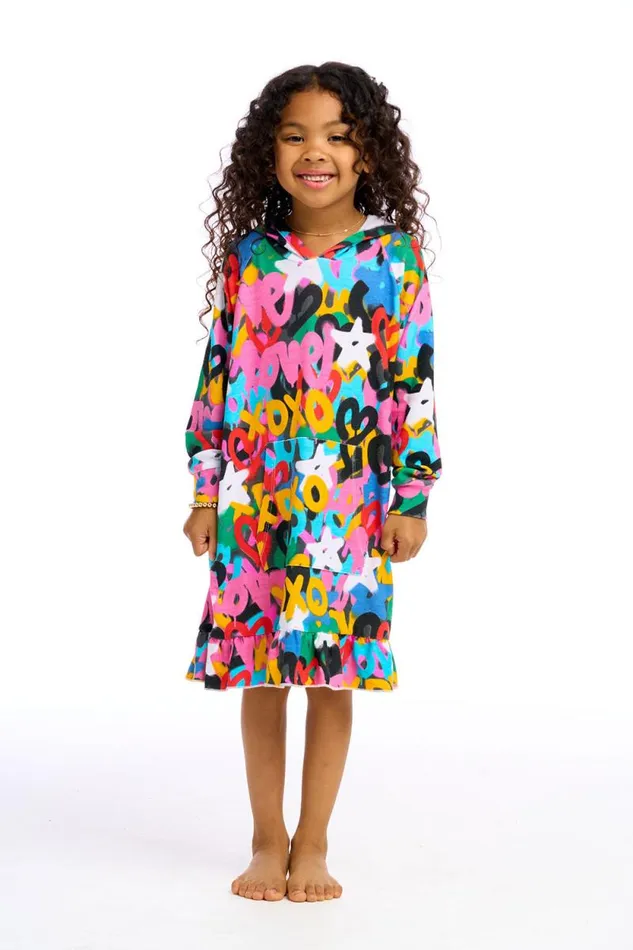 Kids Chaser Brand Girls Love Graffiti